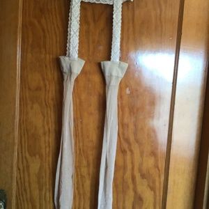 NWOT gartered stockings